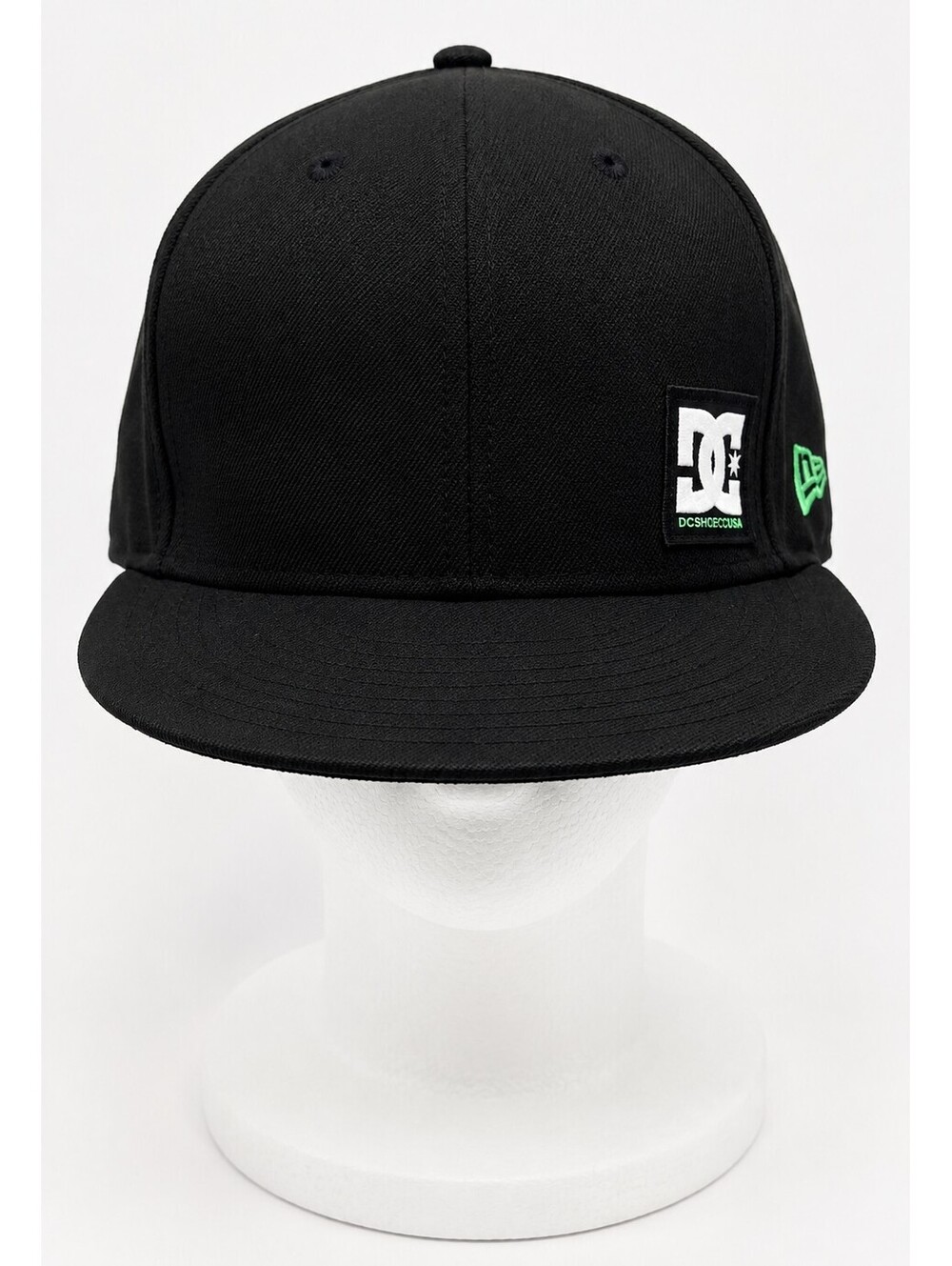 DC Shoes x New Era 59FIFTY Black Fitted Hat 7 1/2 Skate Streetwear
